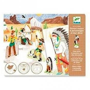 Djeco 599386031 - Plástico mágico Western