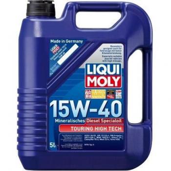Aceite de Motor LIQUI MOLY Touring High Tech Diesel 15W-40 5L - Compatible con Mercedes-Benz, Opel y Ford