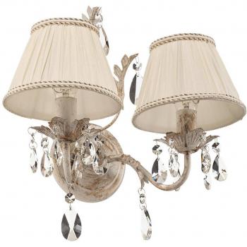 Aplique Karen 2 luces marfil