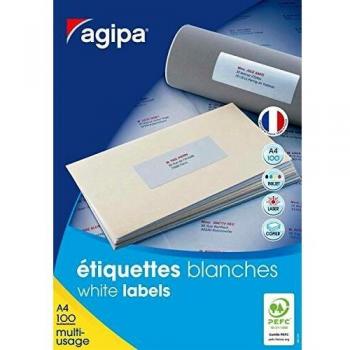 agipa Universal-Etiketten, 210 x 148,5 mm, weiß, rechteckig