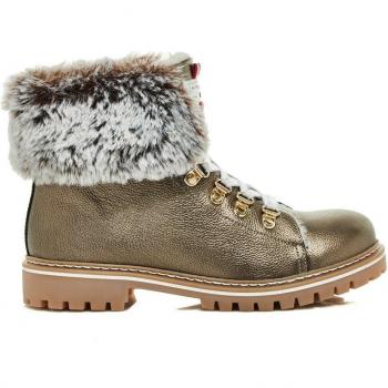 Les Tropéziennes par M Belarbi LACEN Women's Mid Boots in Orange