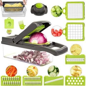 Cortadora de Verduras Multifuncional FUKTSYSM - 11 en 1, Diseño Innovador, Producto Nuevo de Alemania