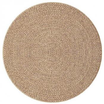 Alfombra ZIZUR 90 cm Yute Aspecto para Interior y Exterior