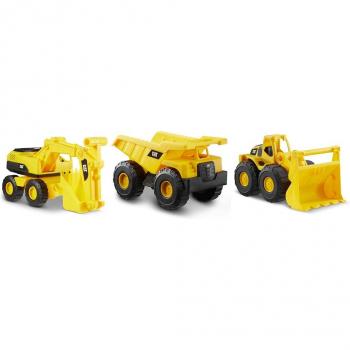 Pack 3 Vehículos de Construcción Cat Funrise Toys 25 cm