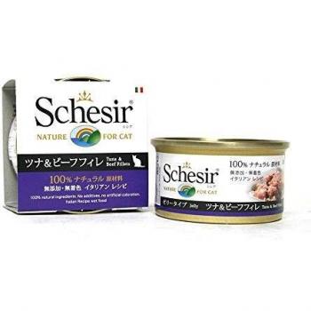 Schesir Tonneto and Beef for Cats, 85 g