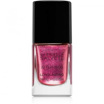 Gabriella Salvete Longlasting Enamel Nail Polish with Glitter Shade 32 Flamingo 11 ml