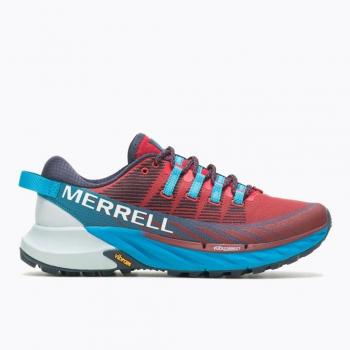 Zapatillas Trail Running Merrell Agility Peak 4 con Amortiguación y Agarre para Hombre en color Rojo