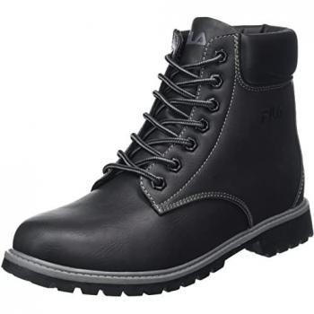 Fila Maverick Mid Women's Fashion Lace-Up Boots, Black