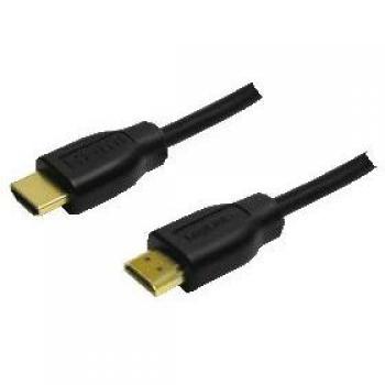 LogiLink High Speed HDMI Cable with Ethernet, 5m, Type A to Type A, Black