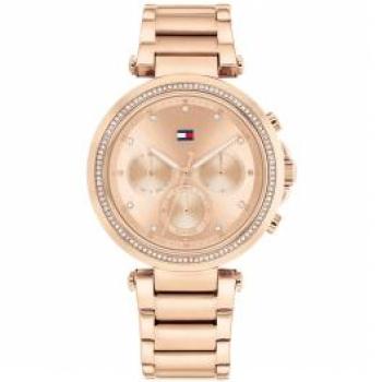Reloj Tommy Hilfiger Mujer Clásico Multifuncional de Cuarzo con Correa de Acero Inoxidable 1782705 (38mm)