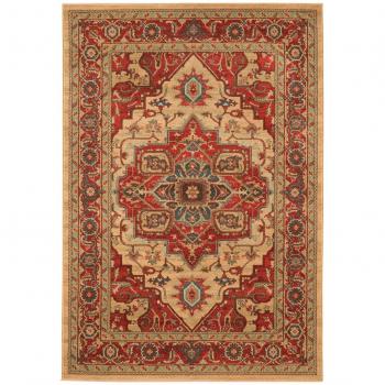 Clásico alfombras orientales Alfombra 200x300cm Whitton WIN10 azul / rojo / marrón