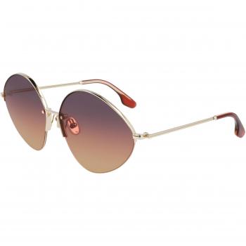 Victoria Beckham VB220S Oval Metal Sunglasses for Women