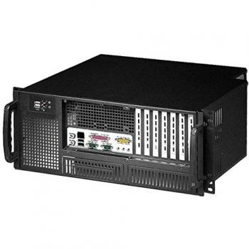 Chasis Industrial Rack 19/Desktop 4U Ultra Compacto Negro