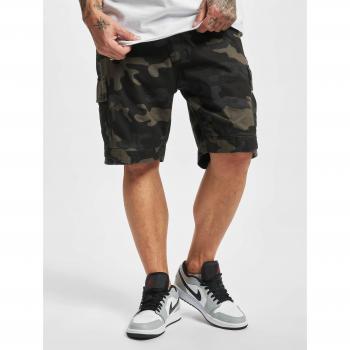 Brandit Packham Vintage Dark Camo Cargo Shorts for Men 2XL