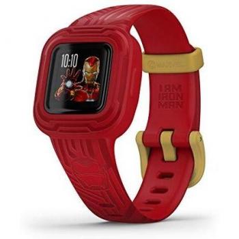 Garmin Vivofit Jr. 3 Iron Man Edición para Niños con Monitor de Actividad y Correa Ajustable