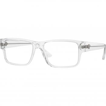 Versace VE3342 148 Gafas Recetadas para Hombre con Lentes Transparentes de 55 mm