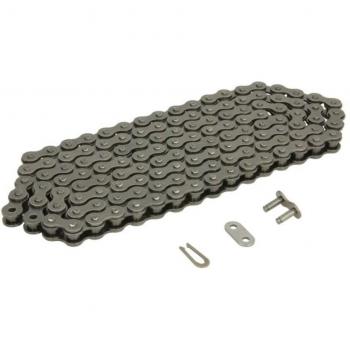 Cadena DID 415S-128, tipo de cadena para motocicleta, características: eslabones de acero al carbono, tratamiento térmico para mayor resistencia, diseño de alta precisión, compatible con diversas marcas y modelos de motos