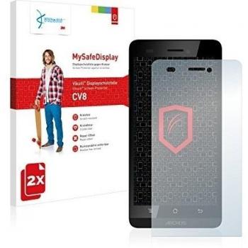 2x Vikuiti MySafeDisplay protector de pantalla CV8 de 3M para Archos 50 Helium 4G