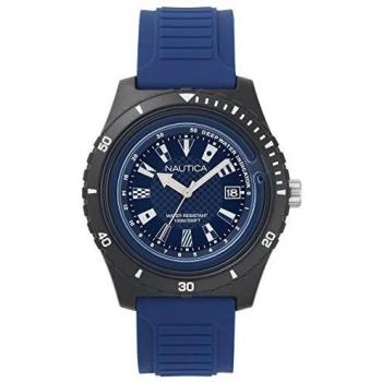 Nautica Reloj Analogico para Hombre de Cuarzo con Correa en Silicona NAPIBZ008