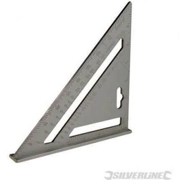 Escuadra de Carpintero de Aluminio Silverline 7” (185 mm)