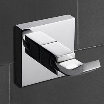 DALIU- accesorios de baño Percha latón macizo, latón cromado baño acabado accesorias