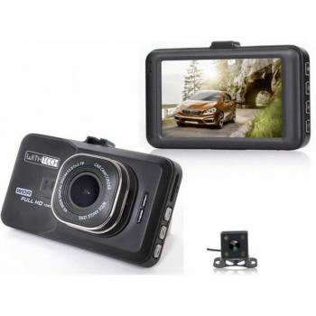 Withtech Cámara Dual para Coche 1080P con Visión Nocturna y Grabación de Alta Definición