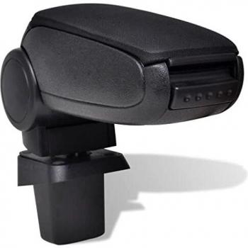 vidaXL Reposabrazos para Diferentes Modelos de Coches ABS Negro Apoyabrazos