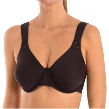 Sujetador Selene Lorea 85D Marrón con aros y sin relleno para mujer