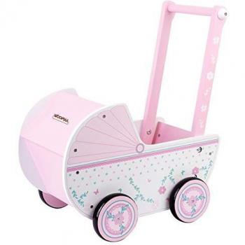 WOOMAX - Carrito de muñecas madera