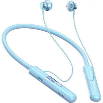Auriculares Inalámbricos TWS Bluetooth 5.2 con Reducción de Ruido, Resistencia al Agua IPX5, Banda para el Cuello y 200 Horas de Reproducción