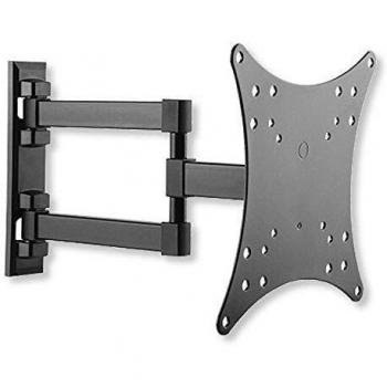 Soporte de Pared para TV LED LCD 23-42'' Inclinable y Giratorio con 3 Articulaciones - Color Negro