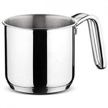 Bollilatte Lagostina Sfiziosa 12 cm Inox 18/10 Cromo Lucido Compatible Inducción y Gas