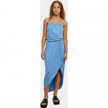 Urban Classics Women's Viscose Bandeau Dress in Horizon Blue