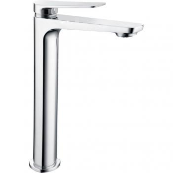 Monomando lavabo alto Nápoles Imex Products BDN047-3, acabado cromado, caño alto, diseño moderno, sistema de cartucho cerámico, instalación fácil y rápida