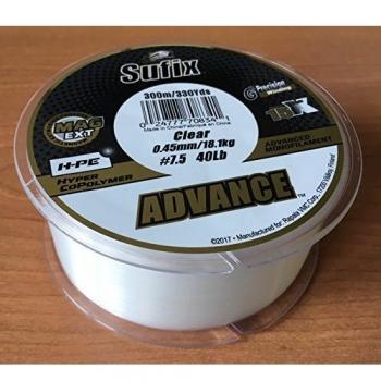 Sufix - Nylon Advance Clear 300M 0.45 mm 18.1 kg