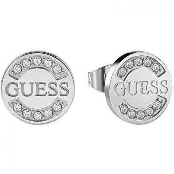 Guess Pendientes de botón Mujer chapado en plata - UBE28028