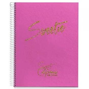 CHIC & LOVE Sweet California - Cuaderno con 120 Hojas y Cuadrícula, A4, color Fucsia