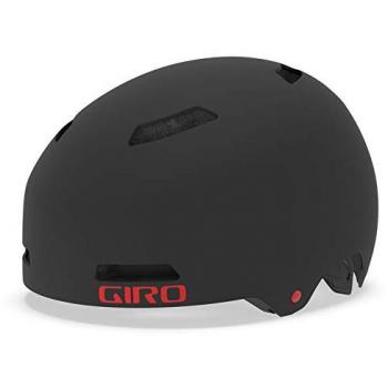 Giro Quarter FS 2019 - Casco para BMX, Color Negro y Rojo, continuidad, Color Matte Black/Rasta, tamaño S