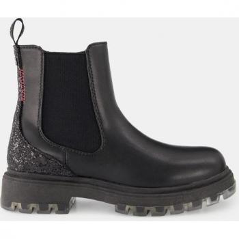 Botas de niña tipo Chelsea Gioseppo con talón glitter y suela track