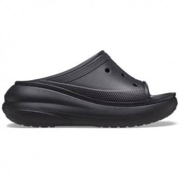 Chanclas Unisex Crocs Crush Slide Negro con Plataforma