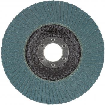 Schleiflamellenteller corindon de circonio grano 80 diametro 125x 222zpara el filo gruesa de metal final