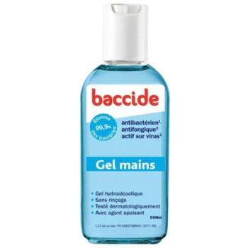 Baccide 100ml Antibacterial Hand Sanitizer Gel - Blue