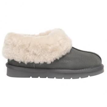 Grey Suede Women Ibis Slippers - EU Size 38