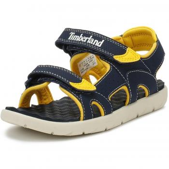 Sandalias Timberland Perkins Row 2 Tiras Azul-Amarillo para Niños