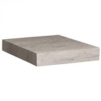 Estante de Pared Efecto Roble Gris MDF 23.5x23.5x3.8