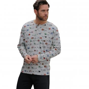 MASSANA Pijama Guitarras XXL Gris