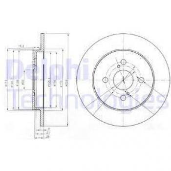 Disco de freno DELPHI BG4055