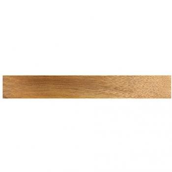 Acacia Wood 18 Magnetic Knife Holder - Personalizable Brown Rack