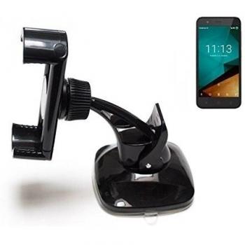 montaje compacto parabrisas / tablero de instrumentos para Vodafone Smart Prime 7, negro | sostenedor soporte tablero de instrumentos - K-S-Trade