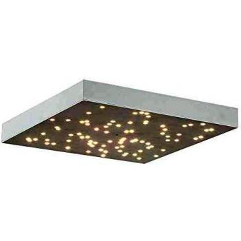 Plafoniera LED Cuadrada 8W Blanca Efecto Cielo Estrellado con Control Remoto 3 en 1 IP20 Regulable